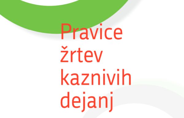 slika dela naslovnice zloženke Pravice žrtev kaznivih djanj