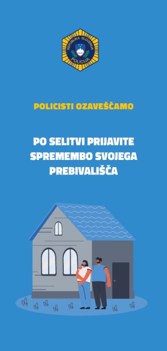 Naslovnica zgibanke Prijava spremembe prebivališča