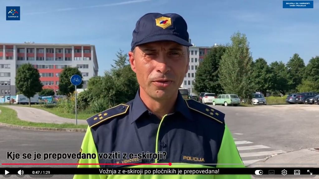 Vehovec nasveti za voznjo e skirojev