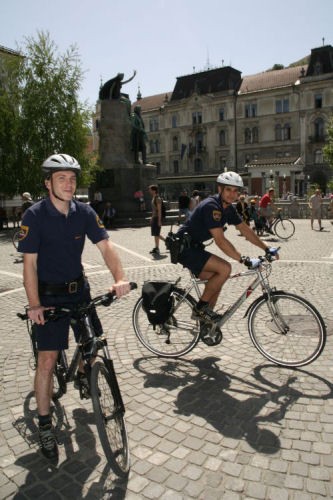picture of two police cyclists