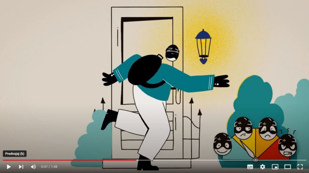 slika posnetka videa Preprečimo vlome - preventivni nasveti