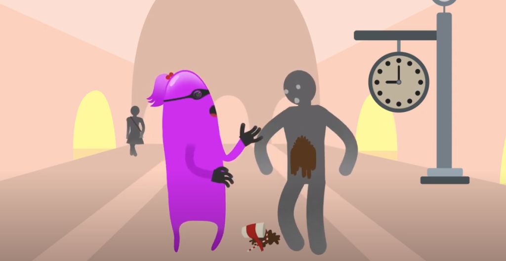 slika posnetka preventivnega videa Stop žeparjem - Zahrbtna neroda
